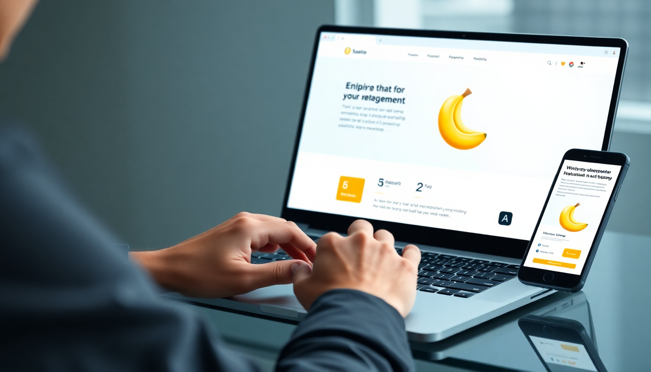 나노 바나나 프로 무료 사용자 대상 PC 및 모바일 접속 방법과 사용법을 설명하는 튜토리얼 이미지