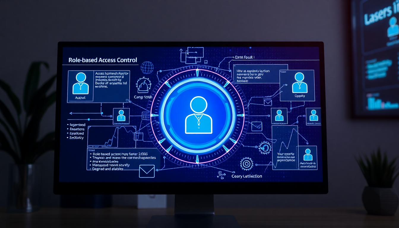 접근 제어와 다중 인증을 나타내는 이미지