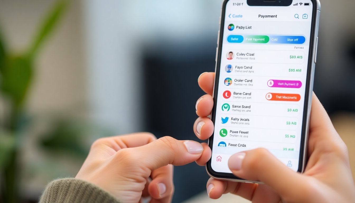 쿠페이 결제 정보를 점검하는 장면