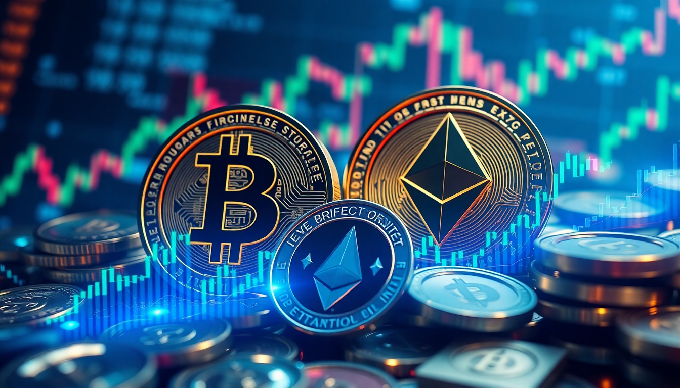 구조적 회복을 보이는 비트코인과 이더리움 디지털 코인과 상승 차트
