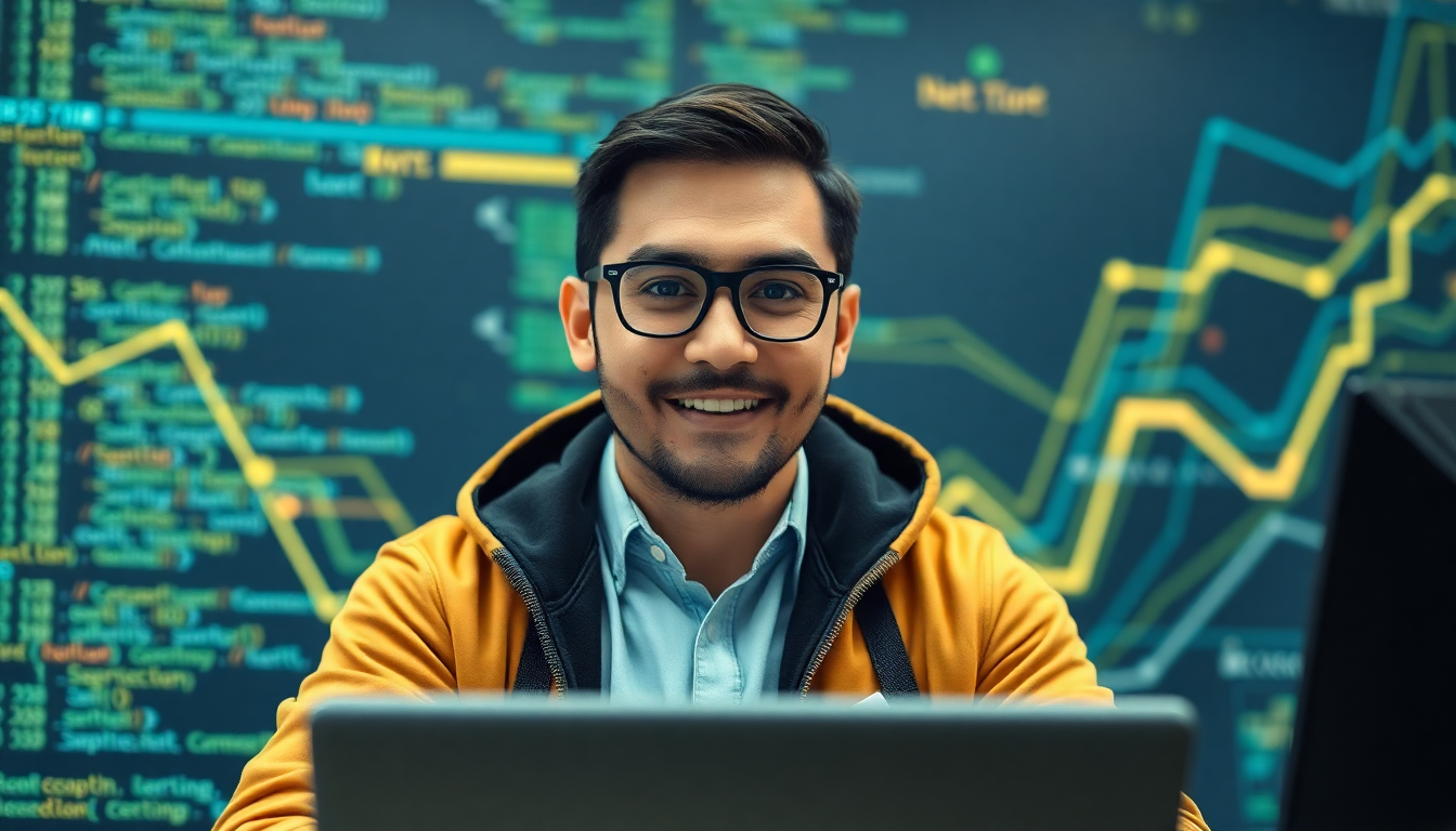 파이썬 고급 함수로 스마트한 개발자가 되는 모습을 표현한 이미지