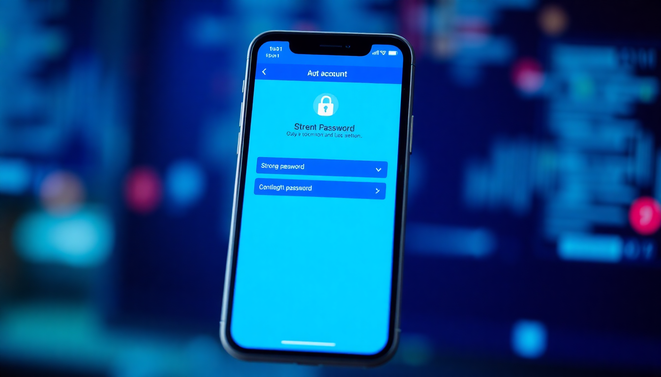 강력한 비밀번호 생성과 2단계 인증 설정 이미지