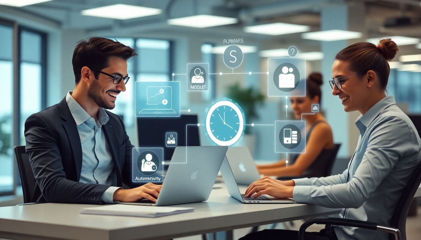 OpenClaw 도입 후 직원들이 자동화로 생산성이 올라가는 모습