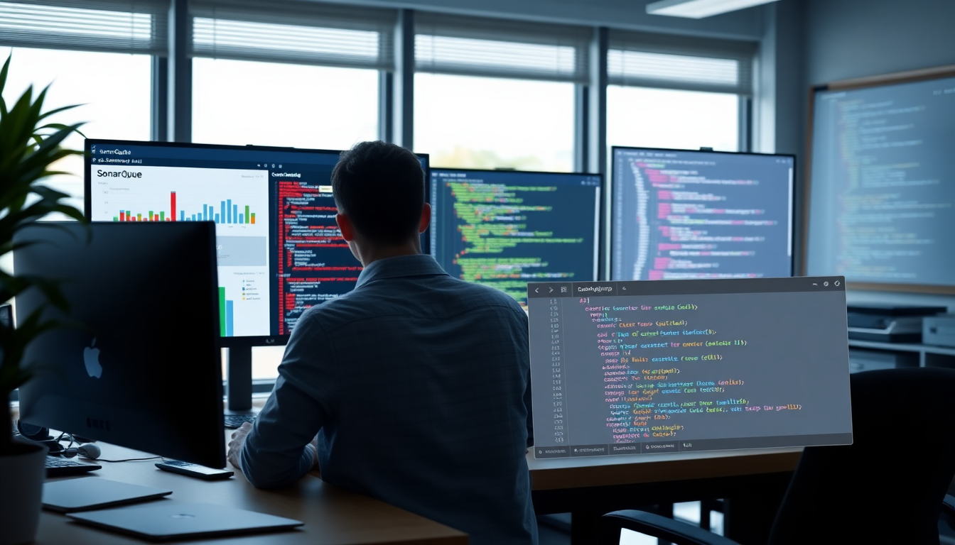 기술 부채 정량화 및 최신 분석 도구 사용을 보여주는 이미지