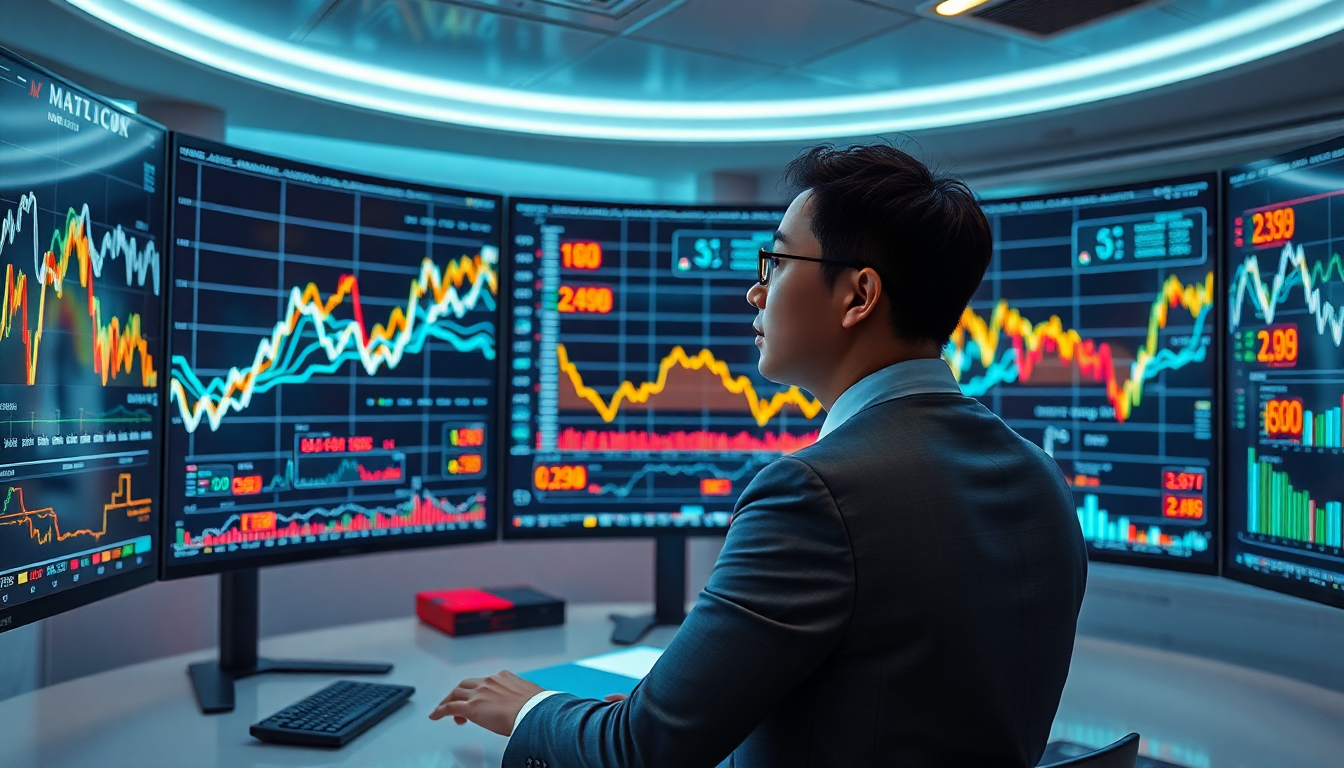 거시경제 악화 속 달러 강세와 위험 회피 심리가 비트코인 하락에 미치는 모습을 보여주는 한국인 분석가의 고화질 실사 이미지