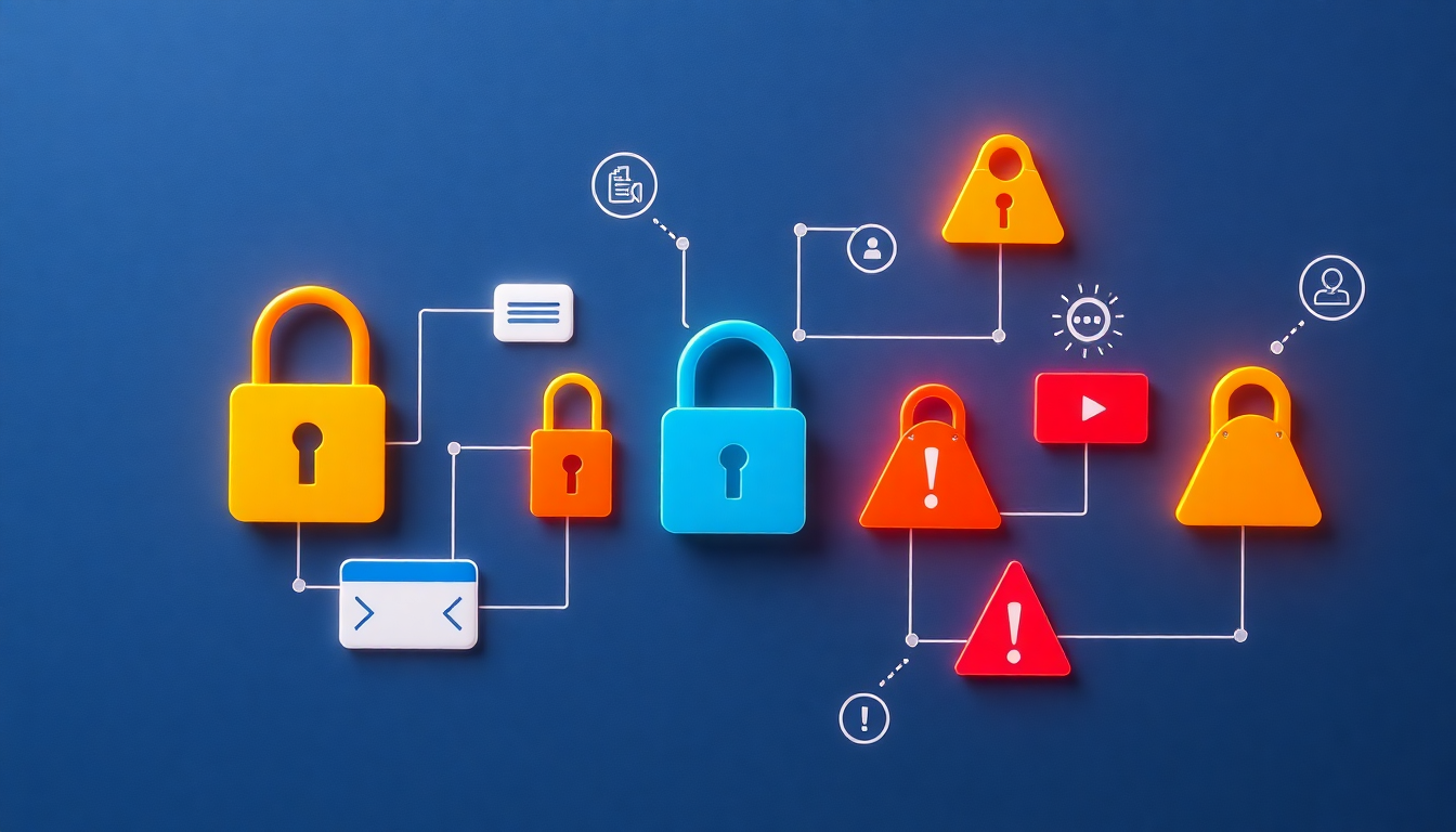 장기적인 개인정보 보호 습관을 상징하는 이미지