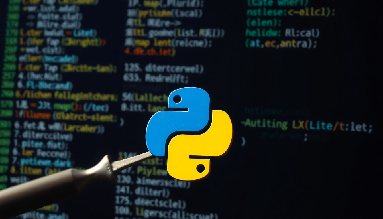 람다 함수와 map, filter 함수를 활용하는 추상적인 이미지