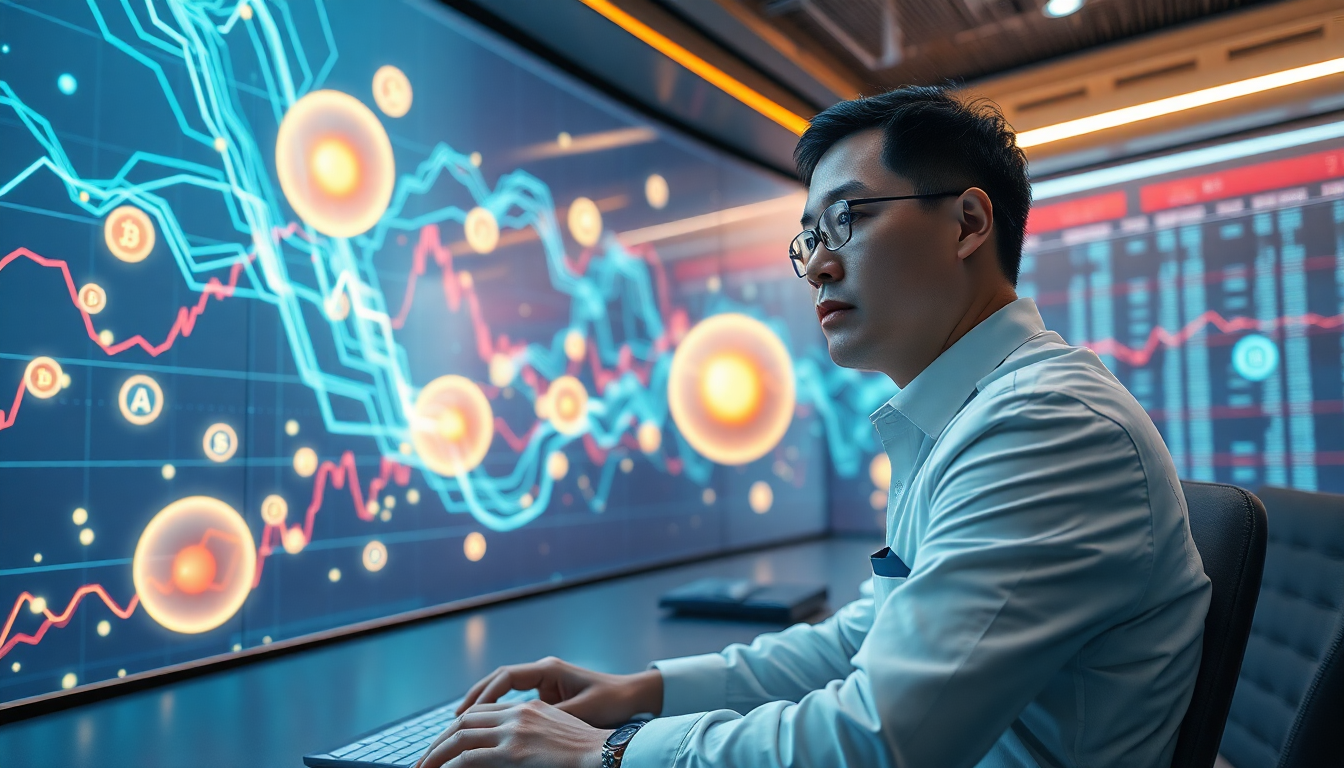 비트코인 하락의 핵심 요인인 ETF 유출과 온체인 청산 그리고 고래 매도 현상을 시각화한 한국인 투자자의 고화질 실사 이미지