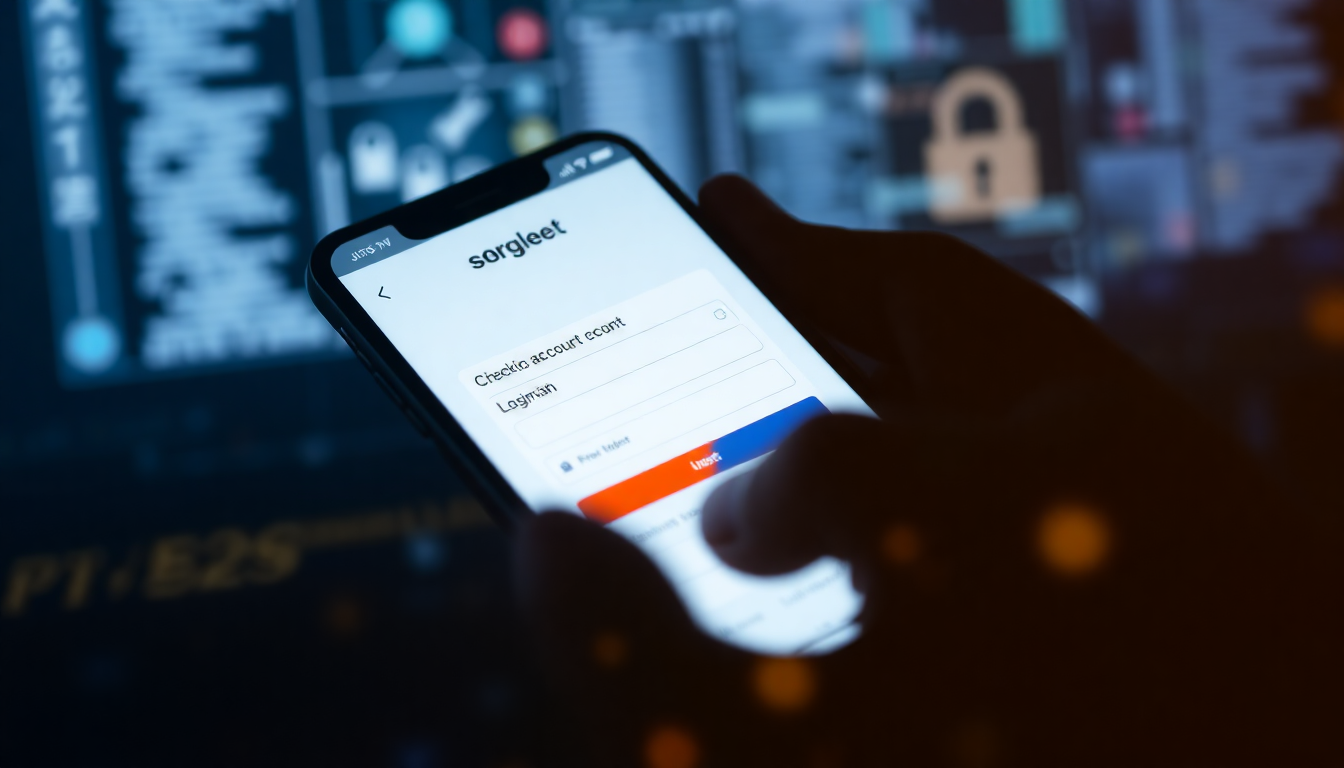 스마트폰에서 계정 로그인 기록과 의심스러운 로그인 알림 확인 이미지