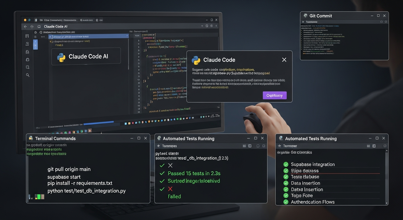 클로드 코드와 Supabase MCP 연동을 사용한 실전 워크플로 단계별 시각화