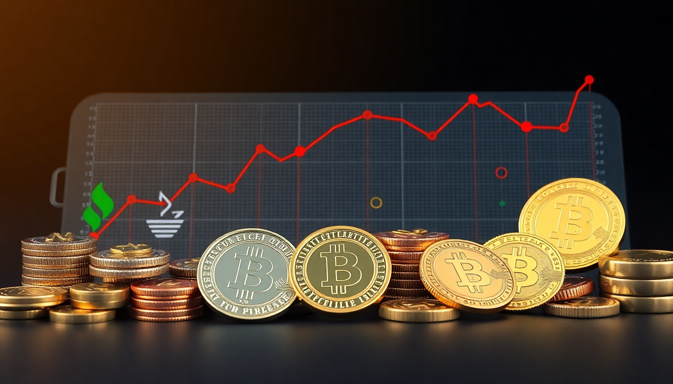 다양한 자산으로 분산 투자된 포트폴리오 컨셉 이미지