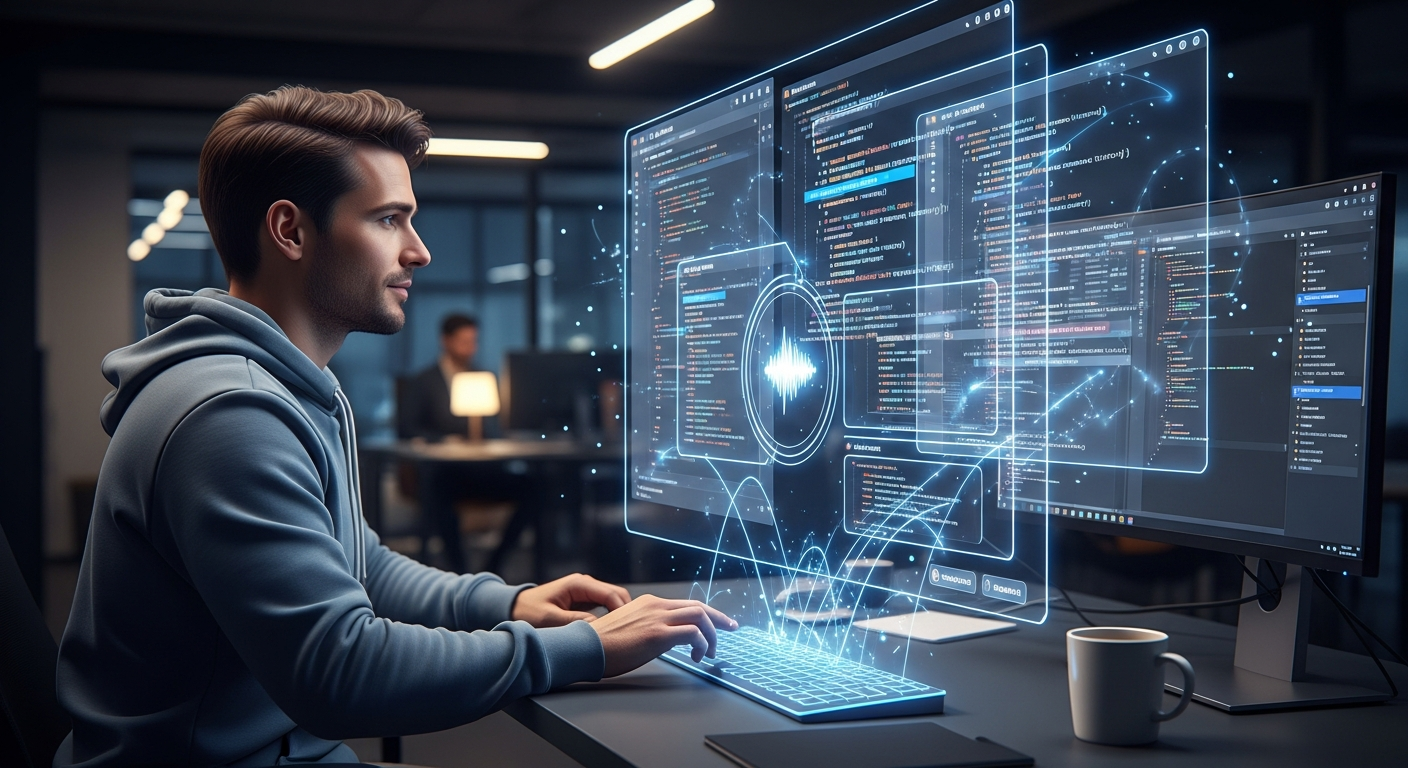 개발자와 AI가 협업하며 코딩 의도와 맥락을 함께 이해하는 바이브 코딩 AI 업데이트 개념